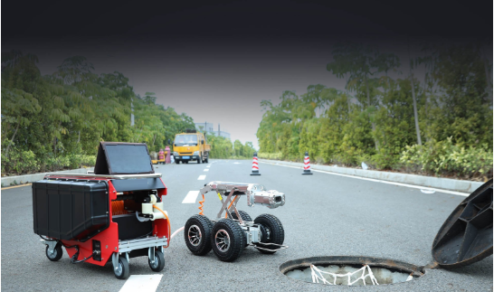 CCTV管道检测机器人突出的复杂环境适用性